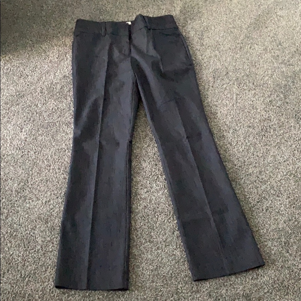 Denim colored bootcut dress pants